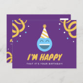 Funny Birthday - zie de achterkant van de kaart - (Voorkant / Achterkant)