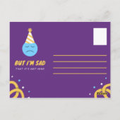 Funny Birthday - zie de achterkant van de kaart - (Achterkant)