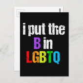 Funny Bisexual LGBTQ Rainbow Humor Quote Briefkaart (Voorkant / Achterkant)
