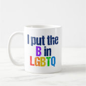Funny Bisexual LGBTQ Rainbow Humor Quote Koffiemok (Links)