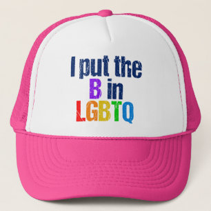 Funny Bisexual LGBTQ Rainbow Humor Quote Trucker Pet