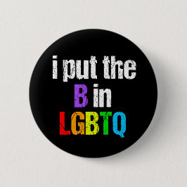 Funny Bisexual LGBTQ Ronde Button 5,7 Cm