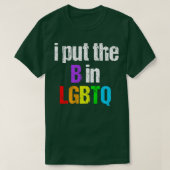 Funny Bisexual LGBTQ T-shirt (Design voorkant)