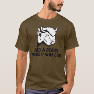 Funny Bison Shirt Buffalo Shirt Funny Beard Shirt
