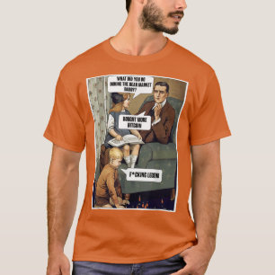 Funny Bitangle Daddy Meme Bear Market Buy The Dip  T-shirt