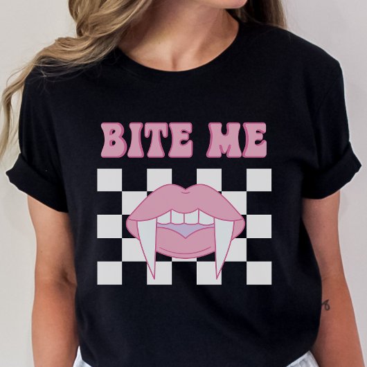 Funny Bite me Shirt Gothisch T-shirt