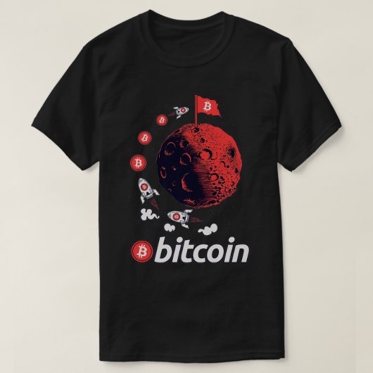 Funny Bitmunt Moon Crypto Cryptocurrency Blockchai T-shirt (Design voorkant)