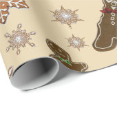 Funny Bitten Gingerbrood Mannen Cadeaupapier (Rol Hoek)