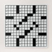 Funny Black and White Crossword Game Legpuzzel (Verticaal)