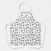 Funny Black and White Music Musical Notes Pattern