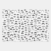 Funny Black and White Vaderdag Gift Inpakpapier Vel (Voorkant)