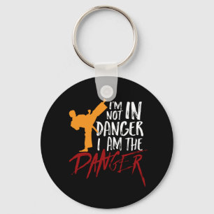 Funny Black Belt Fighter Martial Arts Humor Sleutelhanger