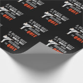 Funny Black Belt Humor Taekwondo Jiu Jitsu Karate Cadeaupapier (Hoek)