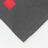 Funny Black Bird F-caw-f Anti Valentines Day Singl Fleece Deken (Hoek)