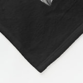 Funny Black Bird F-caw-f Anti Valentines Day Singl Fleece Deken (Hoek)