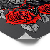 Funny Black Bird F-caw-f Anti Valentines Day Singl Poster (Hoek)