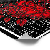 Funny Black Bird F-caw-f Anti Valentines Day Singl Poster (Hoek)