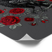 Funny Black Bird F-caw-f Anti Valentines Day Singl Poster (Hoek)