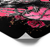 Funny Black Bird F-caw-f Anti Valentines Day Singl Poster (Hoek)