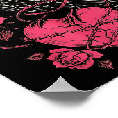 Funny Black Bird F-caw-f Anti Valentines Day Singl Poster (Hoek)