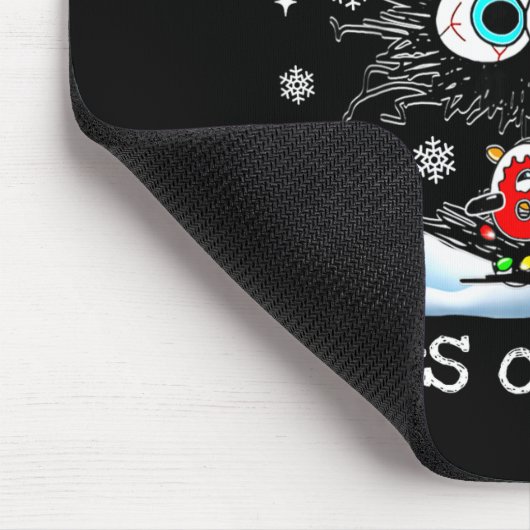 Funny Black Cat Christmas I Survived 67 Days Of Sc Muismat (Hoek)