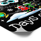 Funny Black Cat Christmas I Survived 67 Days Of Sc Poster (Hoek)