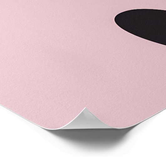 Funny Black Cat Coffee Moon Poster (Hoek)