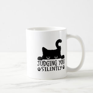 Funny Black Cat die je ziet als een zacht Sarcasti Koffiemok