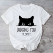 Funny Black Cat die je ziet als een zacht Sarcasti T-shirt