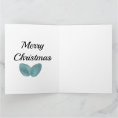 Funny Black Cat kerstboom Kaart (Binnen)