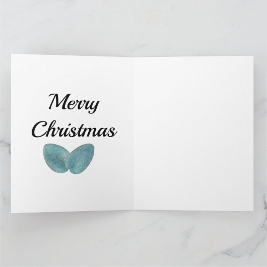 Funny Black Cat kerstboom Kaart (Binnen)