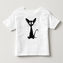 Funny Black Cat Kinder Kinder Shirts