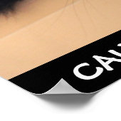 Funny Black Cat-Poster, aanval op de tast Poster (Hoek)