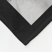 Funny Black Cat Selfie With Santa Christmas Men Wo Fleece Deken (Hoek)