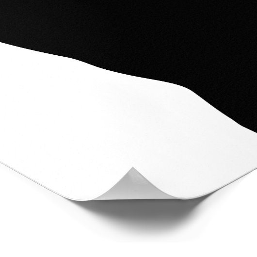 Funny Black Cat Sign - Are You Pooping? Poster (Hoek)