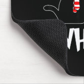 Funny Black Cat Xmas Pushing Christmas Tree Over C Muismat (Hoek)