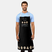 Funny Black Cookie Baking Crew Grandma Baking Schort (Gedragen)