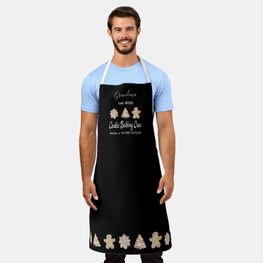 Funny Black Cookie Baking Crew Grandma Baking Schort (Gedragen)