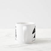 Funny Black Crows Espresso Kop (Achterkant)