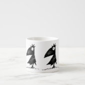 Funny Black Crows Espresso Kop (Voorkant)