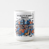 Funny Black Friday Sale Rush T-Shirt Design Koffiemok (Center)