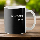 Funny Black Gradient Spreadsheet Koffie Mok