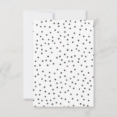 Funny Black Lab Dog Birthday Party Invitation Kaart (Achterkant)