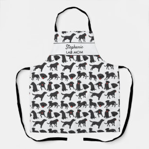 Funny Black Lab Hondenliefhebber Dog mam Schort