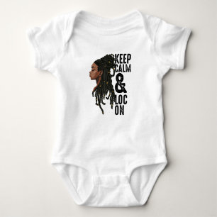 Funny Black Melanin Dreadlocks Gift Cute Afro Loc Romper