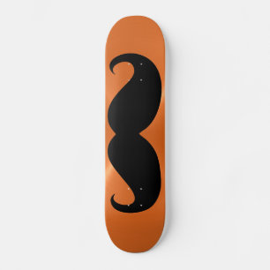 Funny black mustache 11 persoonlijk skateboard