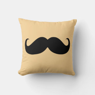 Funny Black Mustache 25 Kussen