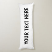 Funny black mustache, aangepast slaapkamerbed deco lichaamskussen (Achterkant (Verticaal))