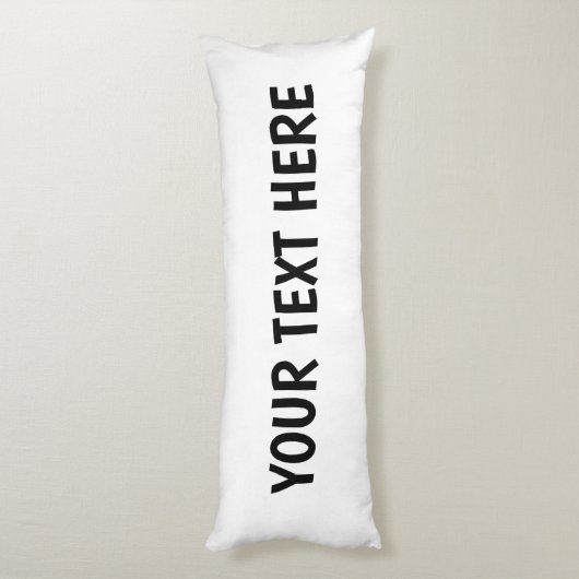 Funny black mustache, aangepast slaapkamerbed deco lichaamskussen (Achterkant (Verticaal))