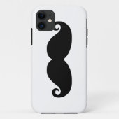 Funny Black Mustache Case-Mate iPhone Case (Achterkant)